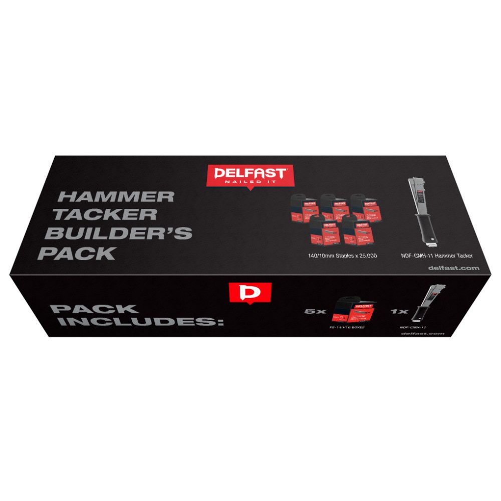 Hammer Tacker & Staples Builders Pack PlaceMakers NZ